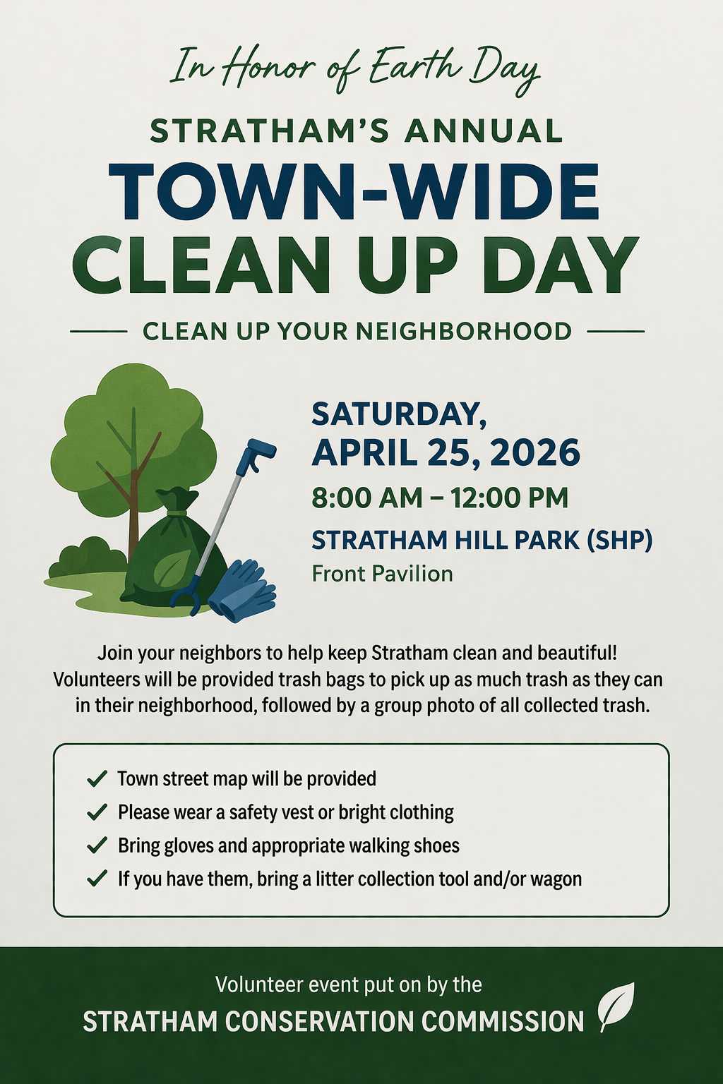 2026 Flyer for clean up day